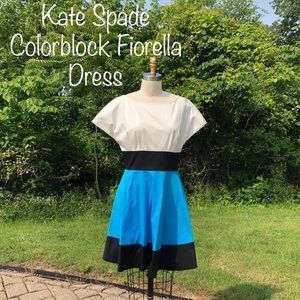 Kate Spade Fiorella Colorblock Dress
